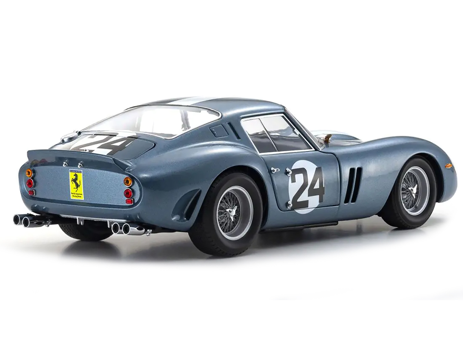 Ferrari 250 GTO #24 Phil Hill - Olivier Gendebien 2nd Place "Sebring 12 Hours" (1962) 1/18 Diecast Model Car by Kyosho - Image 5