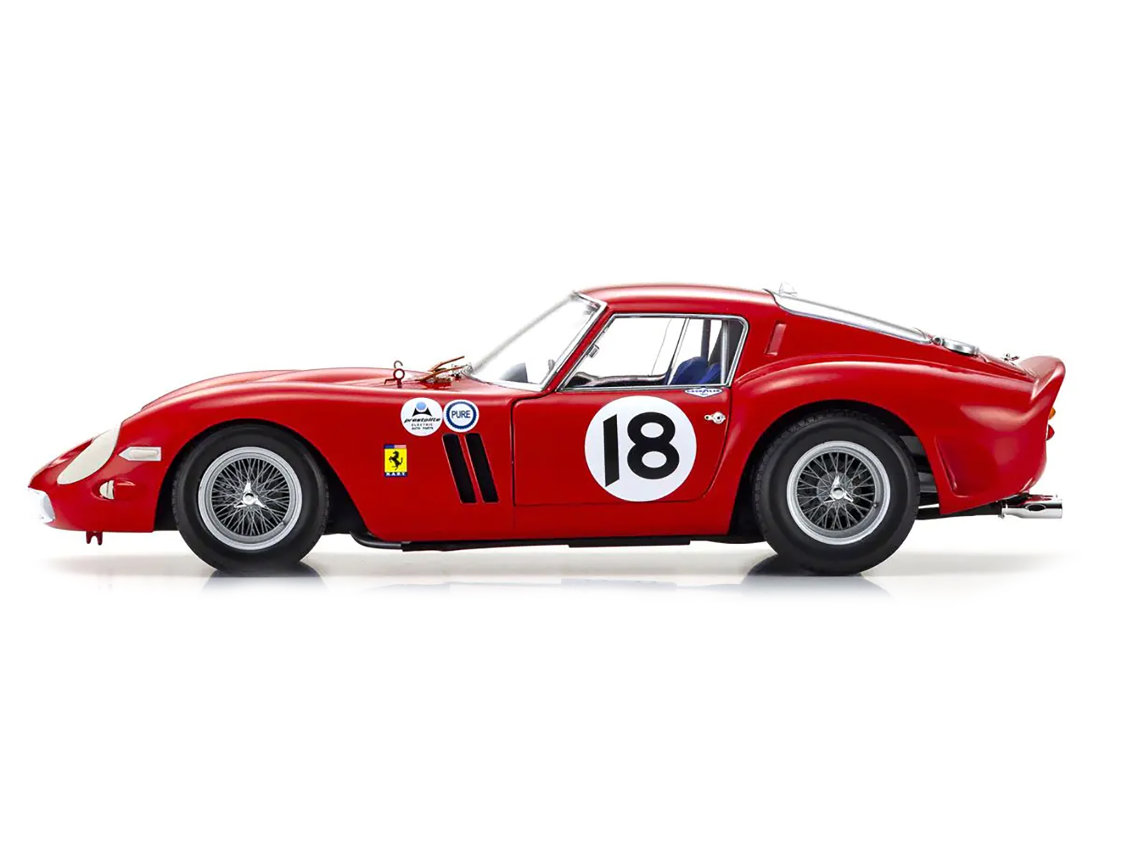 Ferrari 250 GTO #18 Pedro Rodriguez Winner "Daytona 3 Hours" (1963) 1/18 Diecast Model Car by Kyosho - Image 3