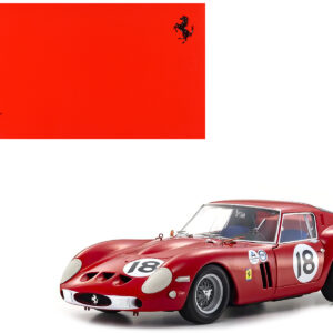 Ferrari 250 GTO #18 Pedro Rodriguez Winner "Daytona 3 Hours" (1963) 1/18 Diecast Model Car by Kyosho