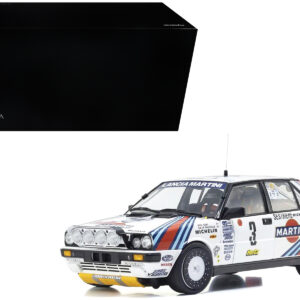 Lancia Delta HF 4WD #3 Bruno Saby - Jean-Francois Fauchille "Martini Racing" Winner "Rally Monte Carlo" (1988) 1/18 Diecast Model Car by Kyosho