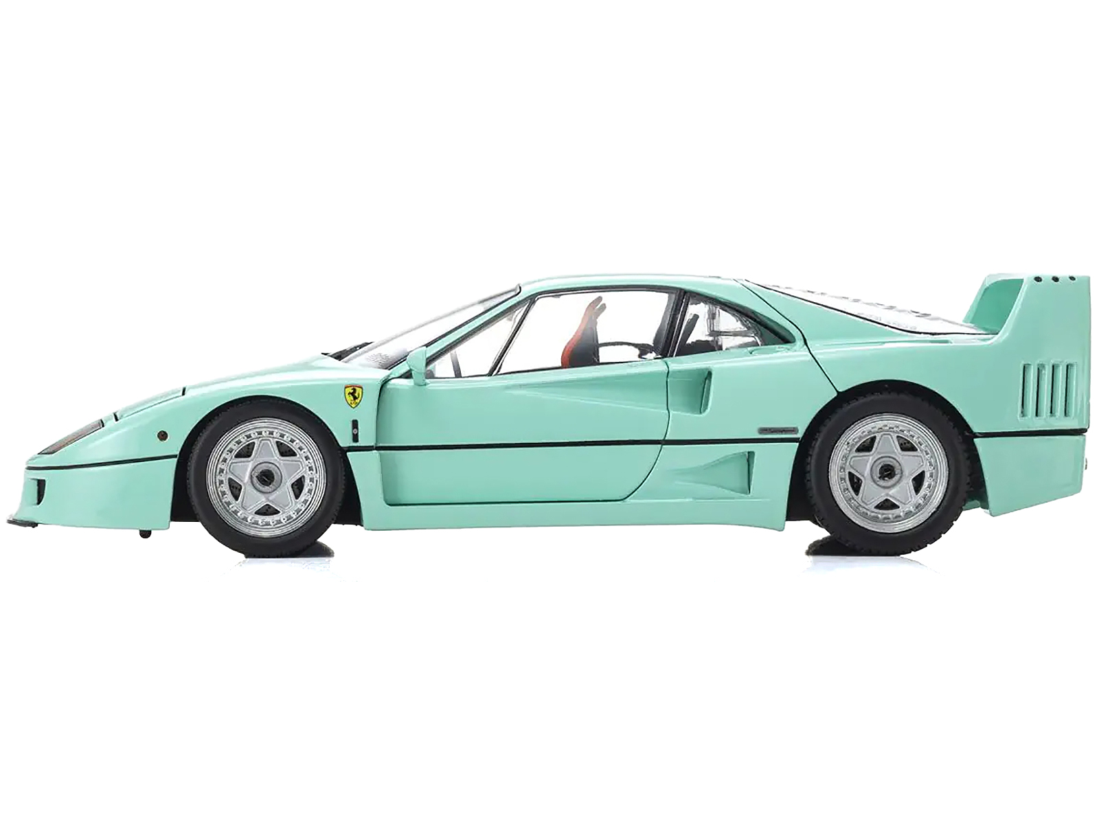Ferrari F40 Mint Green 1/18 Diecast Model Car by Kyosho - Image 3