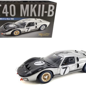 Ford GT40 MKII-B #7 Graham Hill - Brian Muir "Alan Mann Racing" "24 Hours of Le Mans" (1966) "Masterpiece Collection" 1/12 Diecast Model Car by ACME