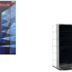 Acrylitower Showcase 24 Car Display Desktop Spinner with Cover "Mijo Exclusives" for 1/64 Scale Models