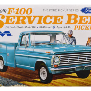 Skill 3 Model Kit 1967 Ford F100 Service Bed Pickup Truck 1/25 Scale Model by Moebius