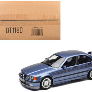 1992 BMW Alpina B6 2.8 Alpina Blue Metallic Limited Edition to 2500 pieces Worldwide 1/18 Model Car by Otto Mobile