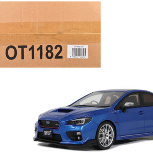 2015 Subaru WRX Sti S207 RHD (Right Hand Drive) Blue Pearl Metallic Limited Edition to 2000 pieces Worldwide 1/18 Model Car by Otto Mobile