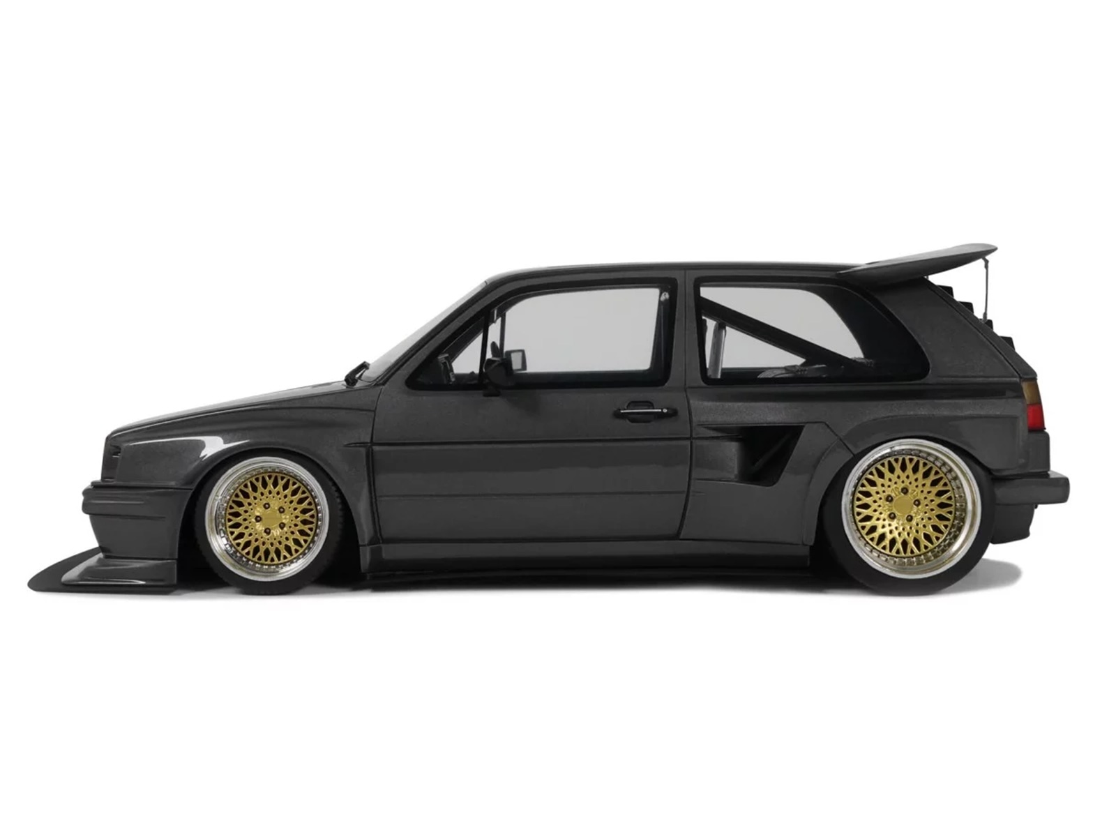 2021 Volkswagen Golf II GTI by Khyzyl Saleem Ascot Gray Metallic Limited Edition to 3000 pieces Worldwide 1/18 Model Car by Otto Mobile - Image 4