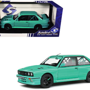 1990 BMW E30 M3 Custom "Drift Missile" Blue 1/18 Diecast Model Car by Solido