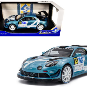 Alpine A110 Rallye GT+ #15 Raphael Astier - Denis Giraudet "Rallye Du Mont Blanc" (2024) "Competition" Series 1/18 Diecast Model Car by Solido