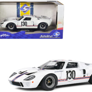 Ford GT40 MK1 #130 Henri Greder - Jean-Michel Giorgi "Targa Florio" (1967) "Competition" Series 1/18 Diecast Model Car by Solido