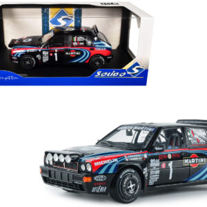 Lancia Delta HF Integrale #1 A. Sacco - A. Ollero "Miki Biasion Martini Racing Rallye Monte Carlo 1990 Tribute" FIA Historic Rally (2026) "Competition" Series 1/18 Diecast Model Car by Solido