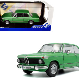 1971 BMW 1602 Taiga Green Metallic 1/18 Diecast Model Car by Solido