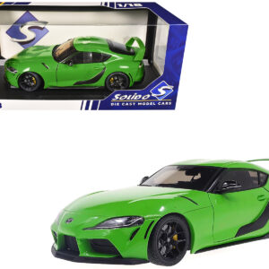 2023 Toyota GR Supra "StreetFighter" Green 1/18 Diecast Model Car by Solido