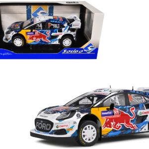 Ford Puma Rally1 Hybrid #16 Adrien Fourmaux - Alexandre Coria 3rd Place "Rally Sweden" (2024) "Competition" Series 1/18 Diecast Model Car by Solido