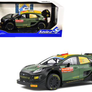Ford Puma Rally1 Hybrid #37 Lorenzo Bertelli - Lorenzo Granai "Rally New Zealand" (2022) "Competition" Series 1/18 Diecast Model Car by Solido