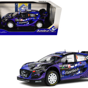 Ford Puma Rally1 Hybrid #9 Jourdan Serderidis - Frederic Miclotte "Safari Rally Kenya" (2022) "Competition" Series 1/18 Diecast Model Car by Solido