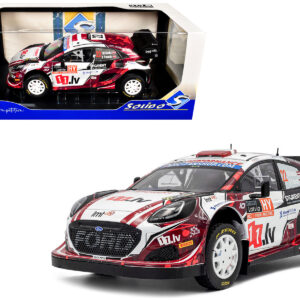 Ford Puma Rally1 #22 Martins Sesks - Renars Francis "Rally Latvia" (2024) "Competition" Series 1/18 Diecast Model Car by Solido