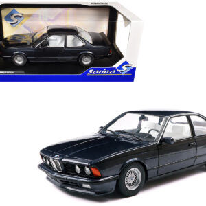 1984 BMW 635 CSI (E24) Macau Blue Metallic 1/18 Diecast Model Car by Solido