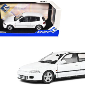 1991 Honda Civic (EG6) RHD (Right Hand Drive) Frost White 1/18 Diecast Model Car by Solido
