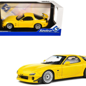 1994 Mazda RX7 Type RS (FD3RS) RHD (Right Hand Drive) Yellow 1/18 Diecast Model Car by Solido