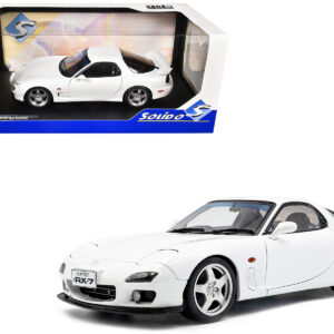 2001 Mazda RX7 Type RS (FD3S) RHD (Right Hand Drive) White 1/18 Diecast Model Car by Solido