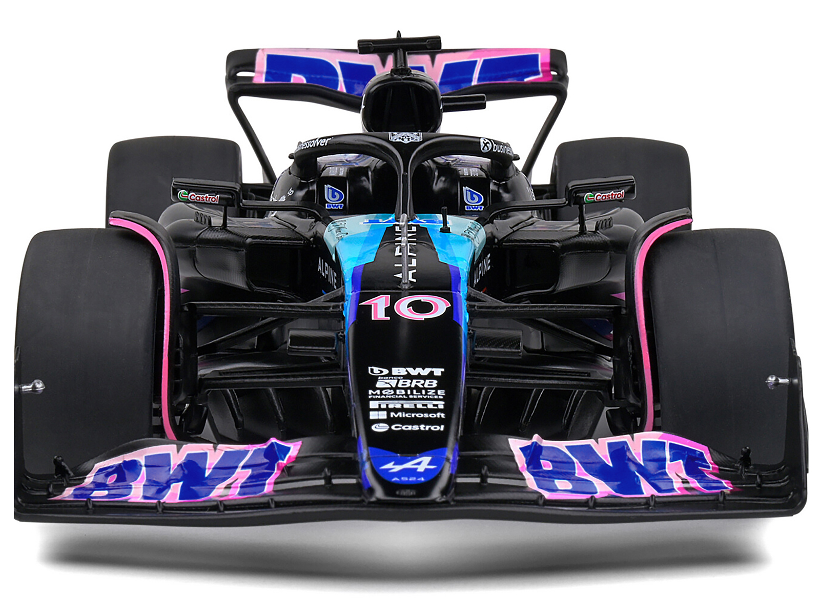 Alpine A524 Presentation Edition "BWT" "Formula One F1 World Championship" (2024) "Competition" Series 1/18 Diecast Model Car by Solido - Image 4