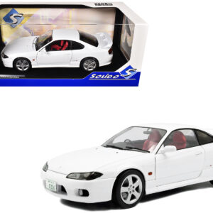 1999 Nissan Silvia (S15) Spec-R Aero RHD (Right Hand Drive) Aspen White 1/18 Diecast Model Car by Solido