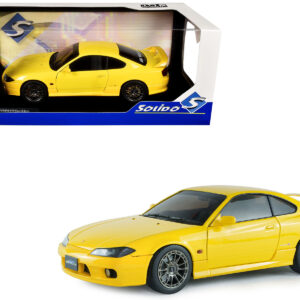 1999 Nissan Silvia (S15) Spec-R Aero RHD (Right Hand Drive) Lightning Yellow 1/18 Diecast Model Car by Solido