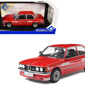 1980 Alpina E21 C1 2.3 Red with Gray Stripes 1/18 Diecast Model Car by Solido