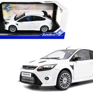 2009 Ford Focus RS MK2 Frozen White 1/18 Diecast Model Car by Solido