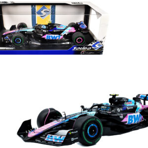 Alpine A524 #10 Pierre Gasly "BWT" 3rd Place Formula One F1 "Sao Paulo GP" (2024) "Competition" Series 1/18 Diecast Model Car by Solido