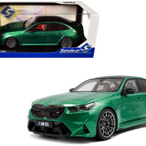 2025 BMW M5 Isle of Man Green Metallic 1/18 Diecast Model Car by Solido