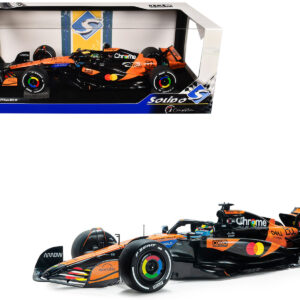 McLaren MCL39 #81 Oscar Piastri "OKX" Winner Formula One F1 "Chinese GP" (2025) "Competition" Series 1/18 Diecast Model Car by Solido