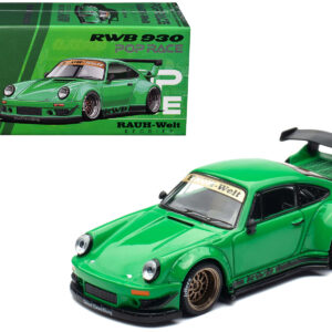 RWB 930 Green "Hobby Expo China 2026" 1/64 Diecast Model Car by Pop Race