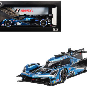 Acura ARX-06 GTP #10 Filipe Albuquerque - Marcus Ericsson - Brendon Hartley - Ricky Taylor "Wayne Taylor Racing with Andretti" IMSA "24 Hours of Daytona" (2024) 1/18 Model Car by Top Speed