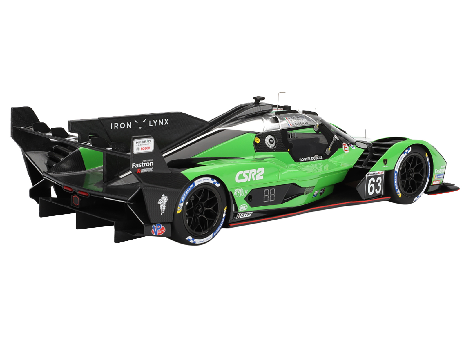 Lamborghini SC63 #63 Matteo Cairoli - Andrea Caldarelli - Romain Grosjean "Iron Lynx" IMSA "12 Hours of Sebring" (2024) 1/18 Model Car by Top Speed - Image 5