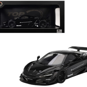 McLaren 720S "LB-Works" Black "Tokyo Auto Salon 2024" 1/18 Model Car by Top Speed