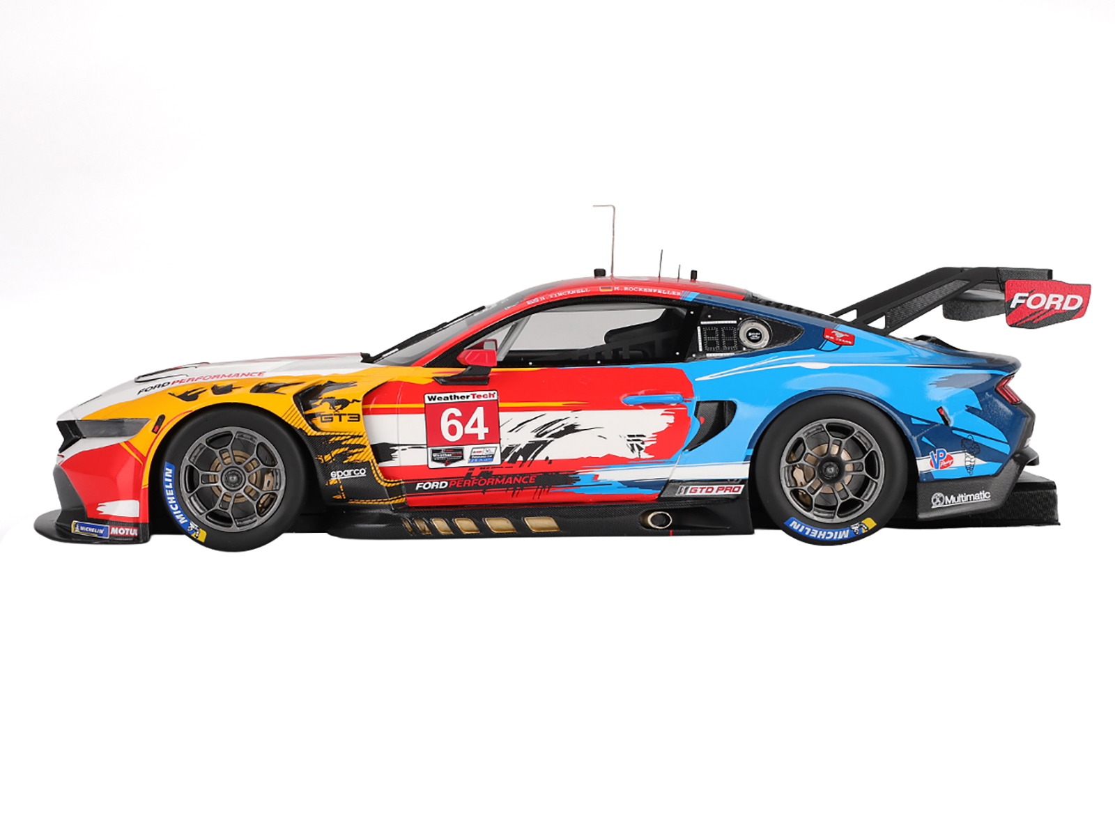 Ford Mustang GT3 #64 Mike Rockenfeller - Harry Tincknell "Ford Multimatic Motorsports" "Motul Course de Monterey - Laguna Seca" (2024) 1/18 Model Car by Top Speed - Image 3
