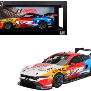 Ford Mustang GT3 #64 Mike Rockenfeller - Harry Tincknell "Ford Multimatic Motorsports" "Motul Course de Monterey - Laguna Seca" (2024) 1/18 Model Car by Top Speed