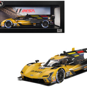 Cadillac V-Series.R #01 Sebastien Bourdais - Scott Dixon - Renger van der Zande "Cadillac Racing" 2nd Place "12 Hours of Sebring" (2024) 1/18 Model Car by Top Speed