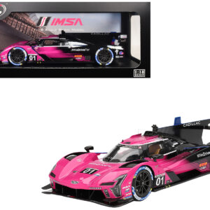 Cadillac V-Series.R #01 Sebastien Bourdais - Scott Dixon - Renger van der Zande "Cadillac Racing" Winner IMSA "Petit Le Mans" (2024) 1/18 Model Car by Top Speed