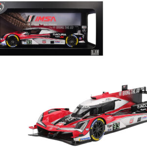 Acura ARX-06 #93 Alex Palou - Renger van der Zande - Nick Yelloly "Acura Meyer Shank Racing" 3rd Place GTP IMSA "12 Hours of Sebring" (2025) 1/18 Model Car by Top Speed