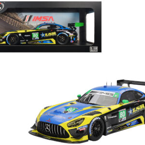 Mercedes-AMG GT3 EVO #80 Scott Andrews - Ralf Aron - Eric Filgueiras - Dan Knox "Lone Star Racing" IMSA "24 Hours of Daytona" (2025) 1/18 Model Car by Top Speed