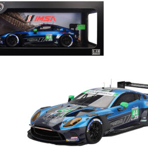 Aston Martin Vantage GT3 EVO #44 Andy Lally - John Potter - Spencer Pumpelly - Nicki Thiim "Magnus Racing" IMSA "24 Hours of Daytona" (2025) 1/18 Model Car by Top Speed