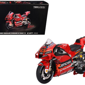 Ducati Desmosedici #63 Francesco Bagnaia "Presentation" "MotoGP World Championship" (2022) 1/12 Motorcycle Model by True Scale Miniatures