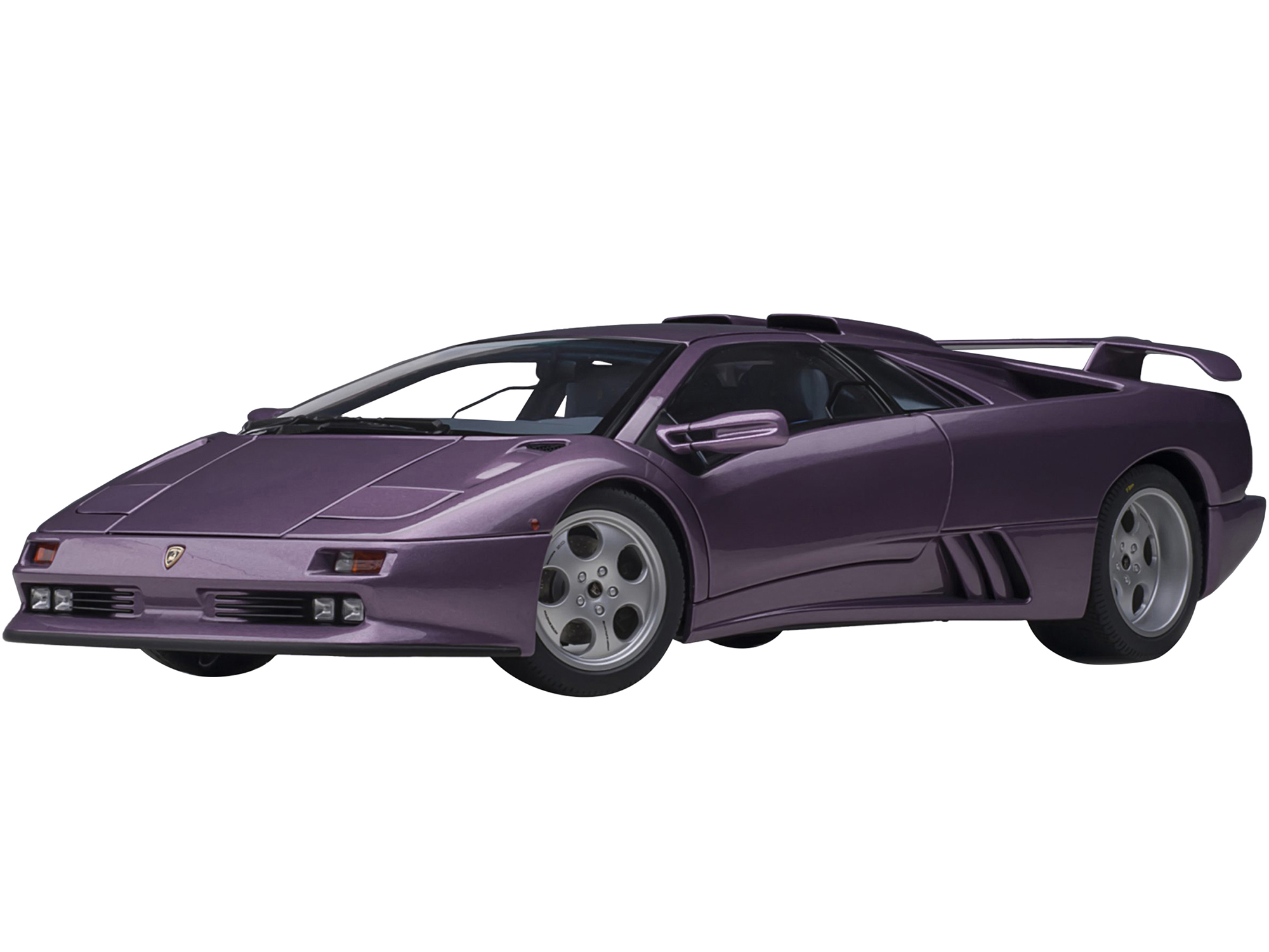 Lamborghini Diablo SE30 Jota Viola SE30 / Purple Metallic with Blue Interior 1/18 Model Car by Autoart - Image 2