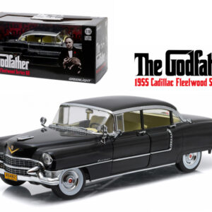 1955 Cadillac Fleetwood Series 60 Special Black "The Godfather" (1972) Movie 1/18 Diecast Model Car by Greenlight