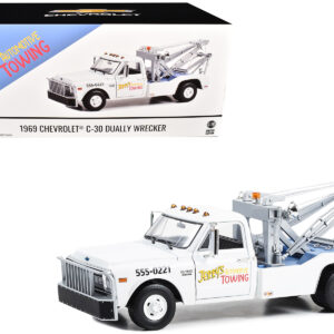 1969 Chevrolet C-30 Dually Wrecker Jerryâ€™s Towing "Fall Guy Stuntman Association" "The Fall Guy" (1981-1986) TV Series 1/18 Diecast Model Car by Greenlight