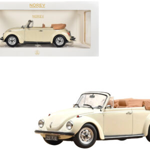 1972 Volkswagen 1303 Beetle Cabriolet Cream White 1/18 Diecast Model Car by Norev