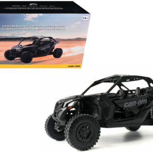 Can-Am Maverick X3 X RS Turbo RR Black 1/12 Diecast Model by BRP Models